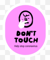 Dont Touch Help Stop Coronavirus Gif - Stop Corona Virus Gif Png,Dont Touch Icon