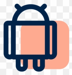 Android Icon Of Colored Outline Style - Language png