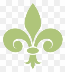 Download How To Set Use Green Lilly Icon Png Image With - Flor De Lis Vector