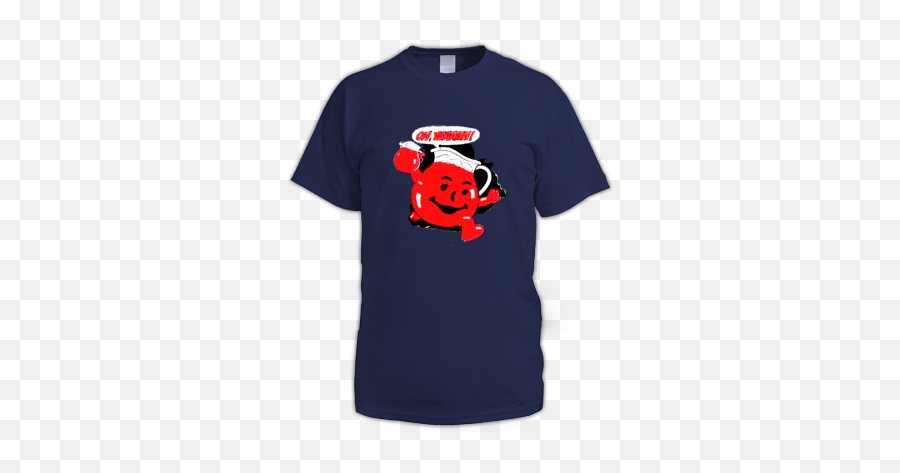 Tim Topping T - Shirts Kool Aid At Cotton Cart Navy Png,Kool Aid Man Transparent