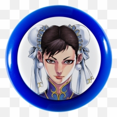 Street Fighter V X Sanwa Denshi Character Pushbutton - Bun Png,Chun Li Icon