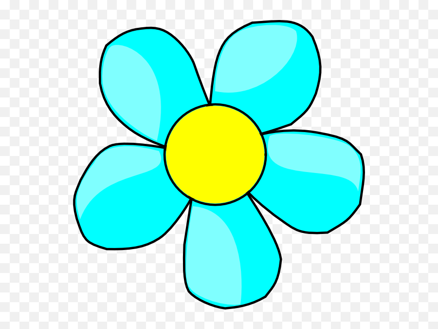 Flowers Flower Clip Art With Transparent Background Free - Simple Flower Clipart Png,Transparent Background Free