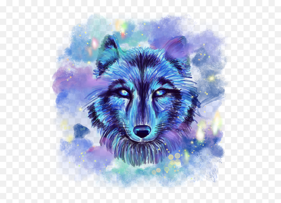 Astral Wolf Onesie For Sale By Sandra Perez - Alaskan Tundra Wolf Png,Space Wolf Icon