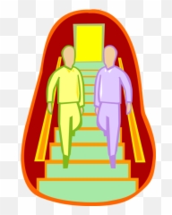 Walking Down Flight Of Stairs Image Illustration - Dialogue png