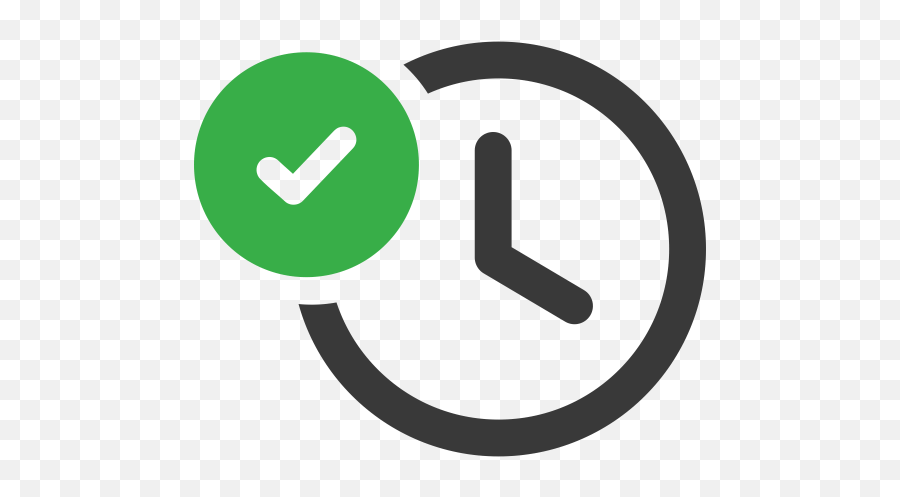 On Time Icon Png And Svg Vector Free Download - Transparent On Time Icon,Snapchat Timer Icon