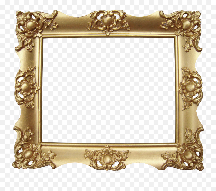 Download Gold Victorian Picture Frame X - Victorian Style Picture Frames Png,Victorian Frame Png