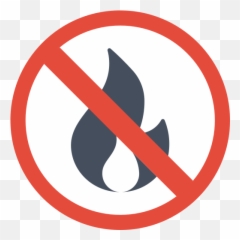 No Fire - Free Signs Icons No Ink Icon Png,Fire Icon Transparent