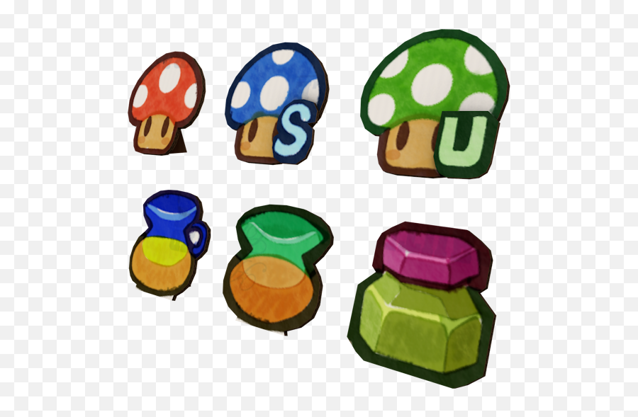 Custom Edited - Paper Mario Customs Paper Mario 64 Items Dot Png,Mario Stock Icon