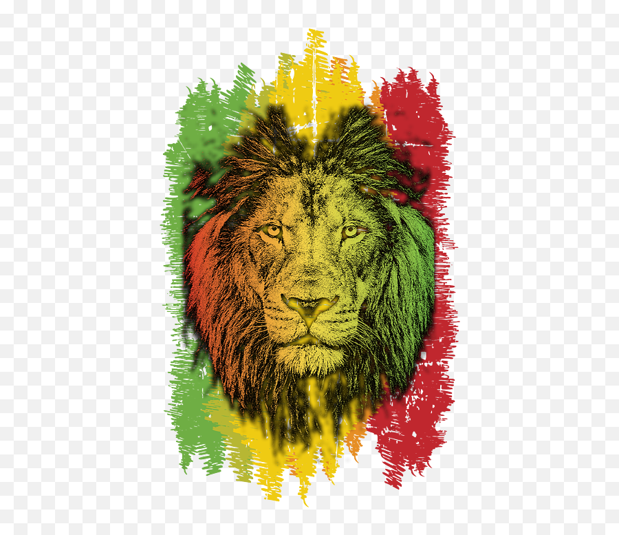 Rasta Jamaican Lion Gift For Rastafari Reggae Music Fans Png Icon