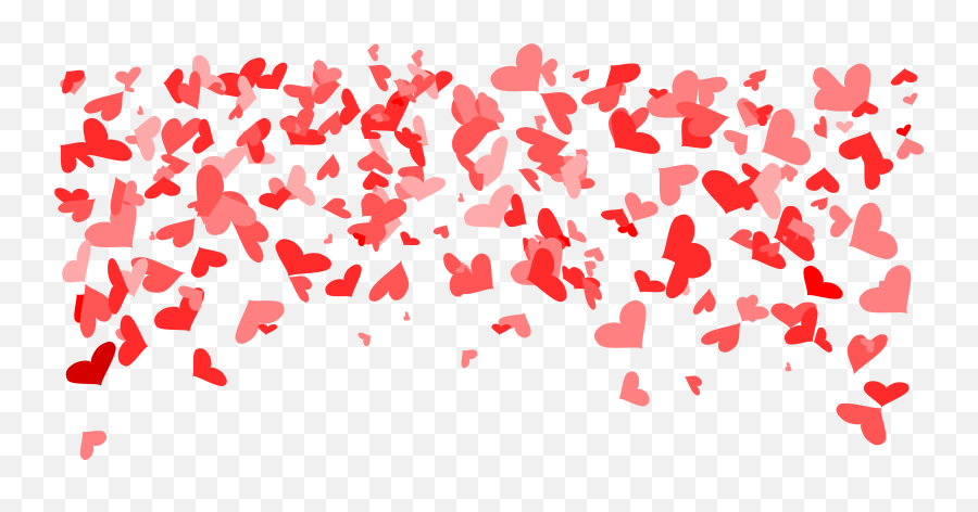 4 Heart Confetti Background Png Transparent Onlygfxcom - Transparent  Background Hearts Png,Heart Image Png - free transparent png images -  