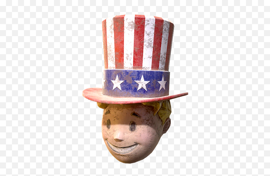 Patriotic Vault Boy Mask - The Vault Fallout Wiki Costume Hat Png,Pip Boy Png