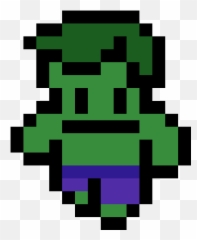 Pixilart - The Incredible Hulk by AERO123 Pixel Art Do png