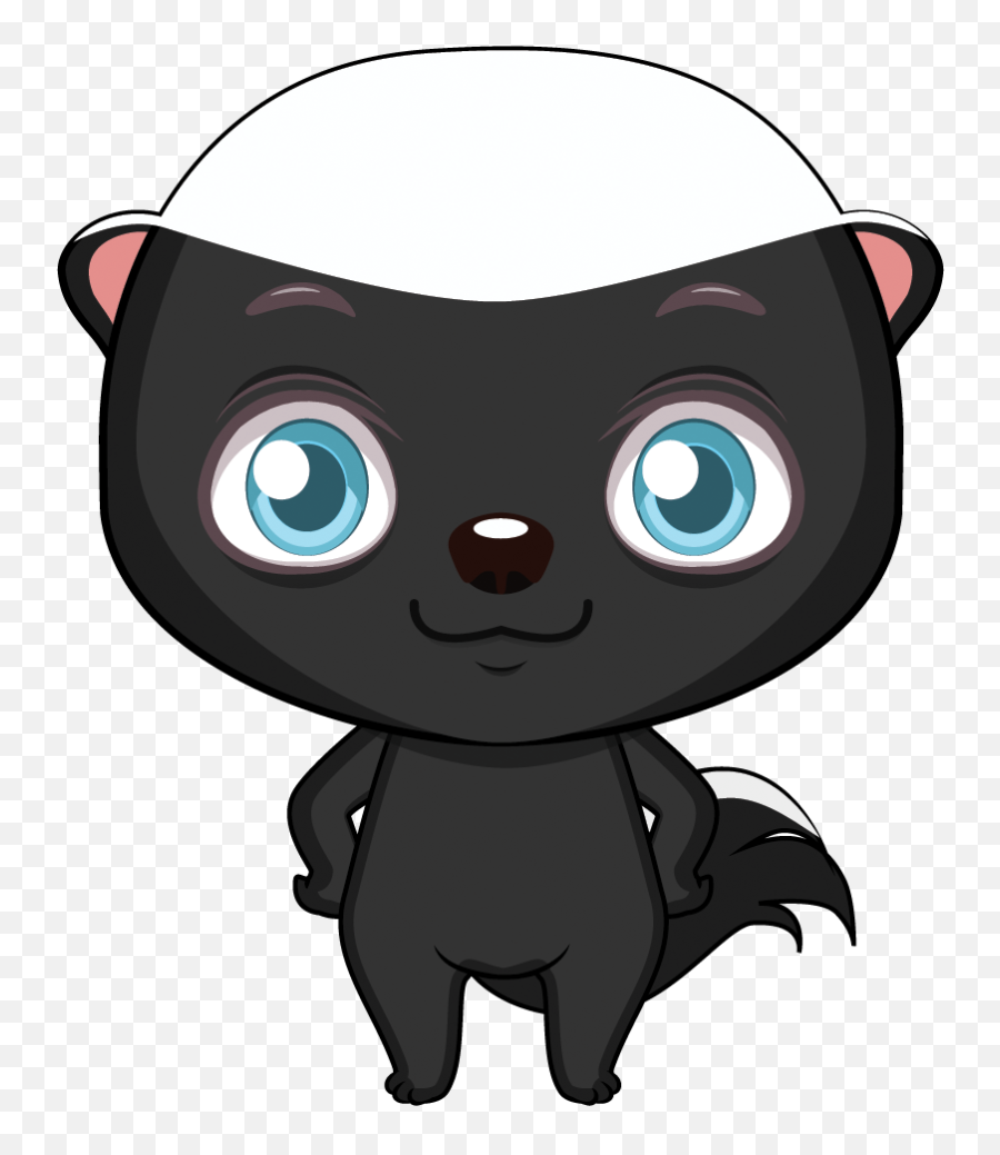 Honey Badger Cartoon Transparent - Jingfm Cute Honey Badger Png,Badger Png