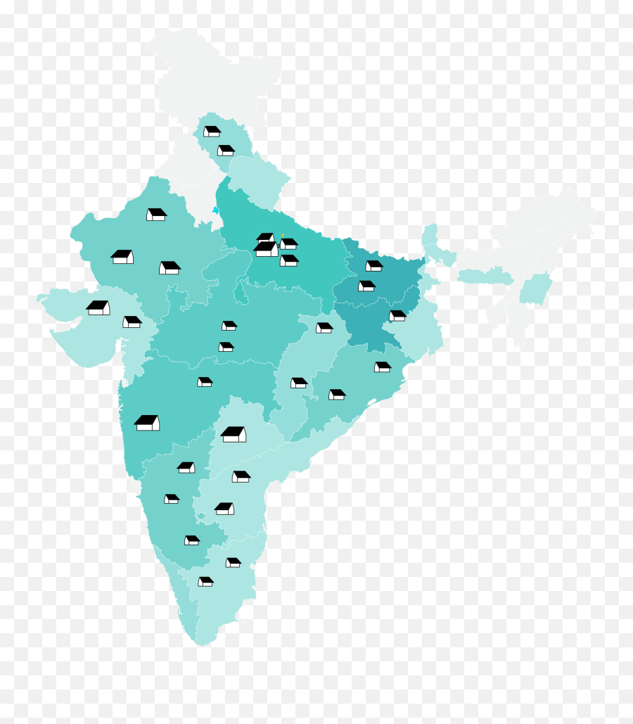 India Map Outline Png - India Map Transparent,India Map Png