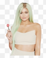 Kylie Jenner Lollipop Transparent Png - 581567 Png Images Kylie Jenner Png,Lollipop Transparent