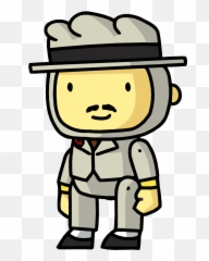 Scribblenauts Man In Suit Transparent Png - StickPNG Tempo