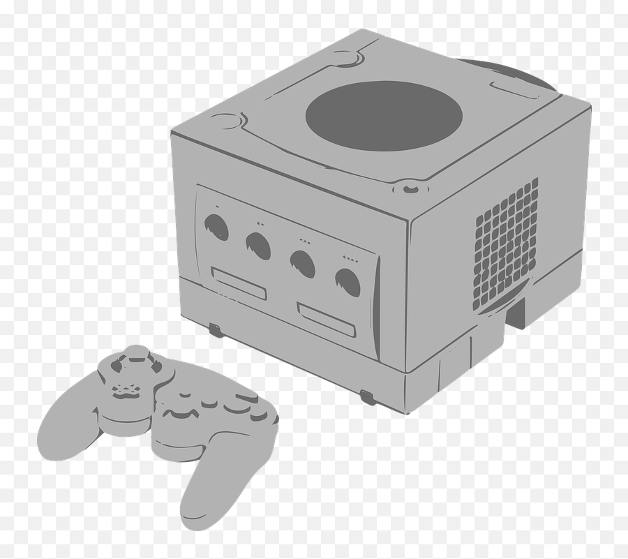 Nintendo Gamecube - Free Vector Graphic On Pixabay Gamecube Console Vector Png,Gamecube Logo Png