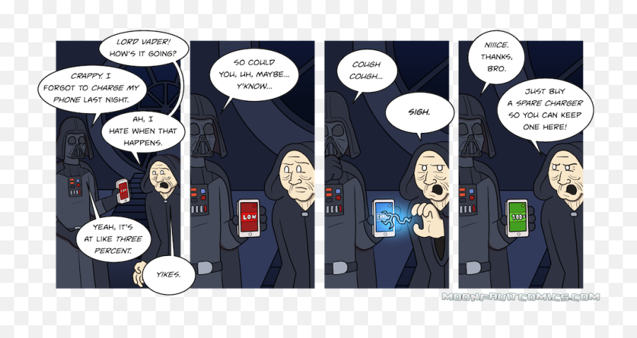 The Idea Of Darth Vader Doing Like An - Cartoon Png,Low Battery Png