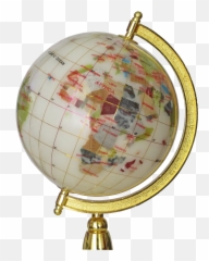 Gold Globe - png