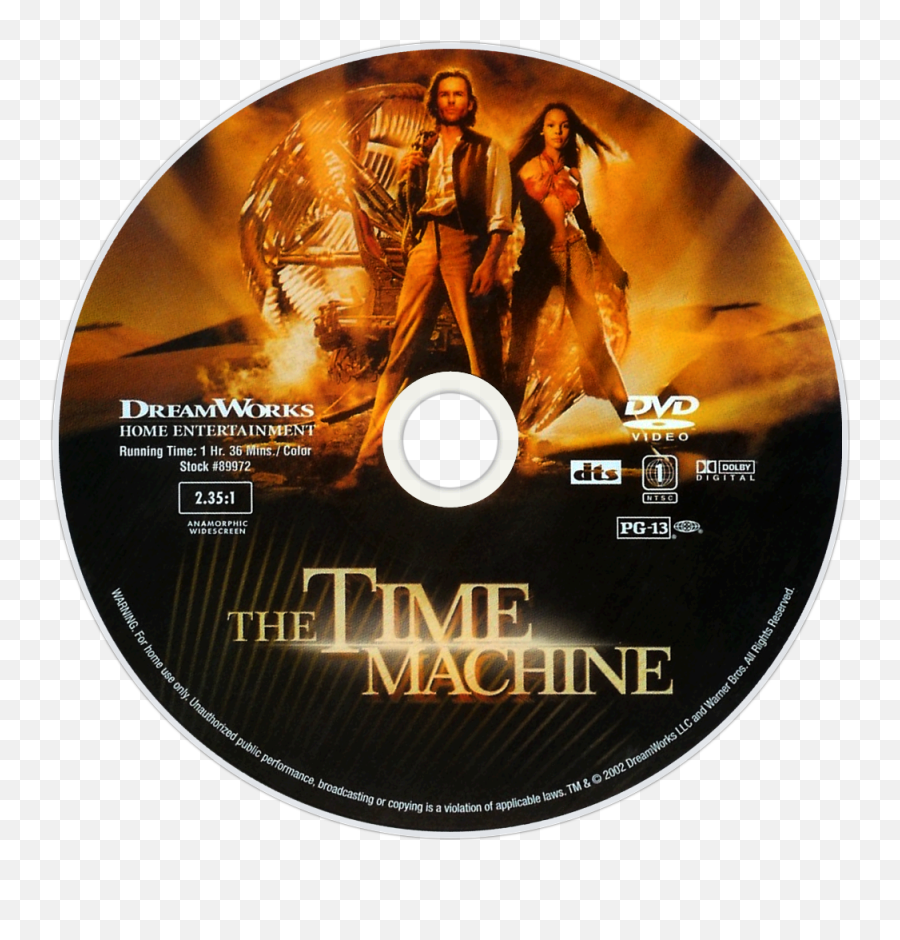 Download The Time Machine Dvd Disc Image Png With No - Dvd The Time Machine,Time Machine Png