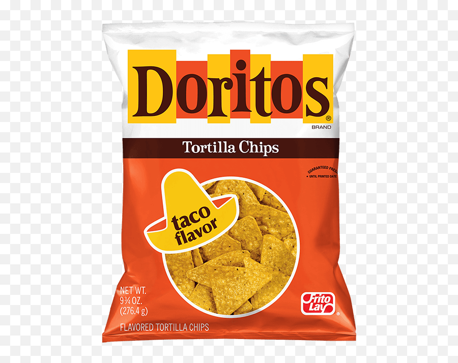 Taco Flavored Tortilla Chips - Doritos Tortilla Chips Png,Doritos Transparent