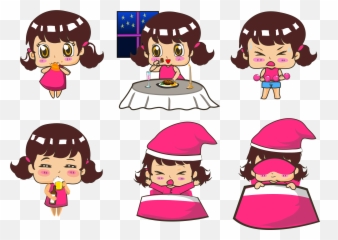 Imessage Animated Cute Sticker Pack - Cartoon Png,Imessage Png