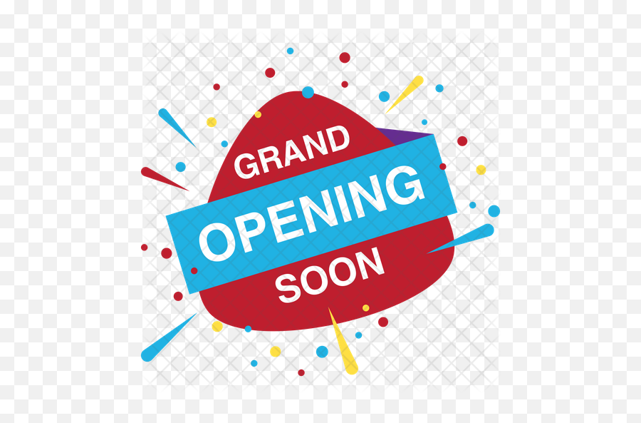 Grand Opening Soon Icon Of Flat Style - Grand Opening Soon Png,Grand Opening Png