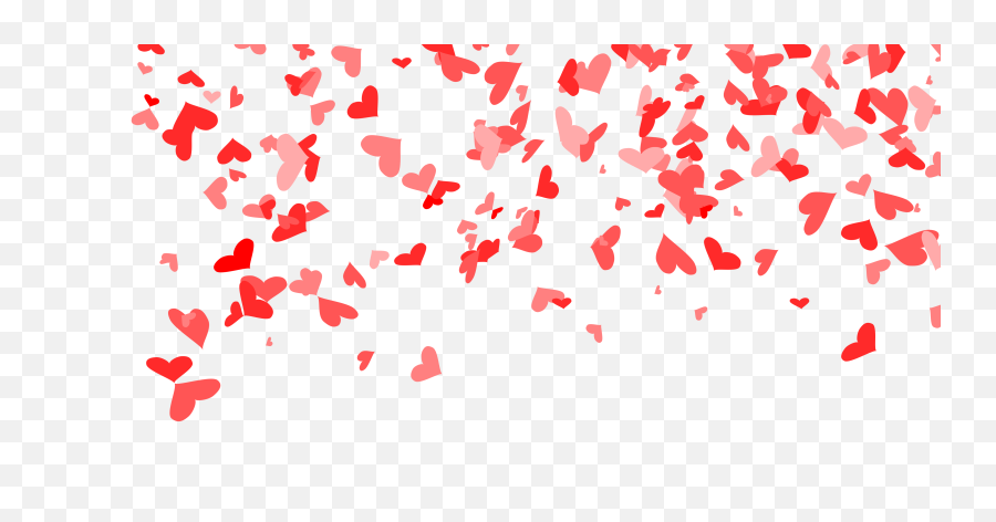 4 Heart Confetti Background Png Transparent Onlygfxcom - Transparent Background Heart Confetti,Transparent Backround