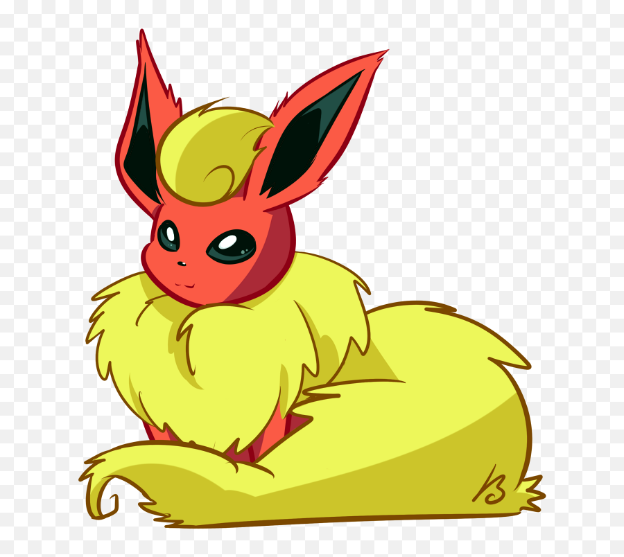 Download Hd Fluffie Flareon - Flareon Transparent Png,Flareon Png
