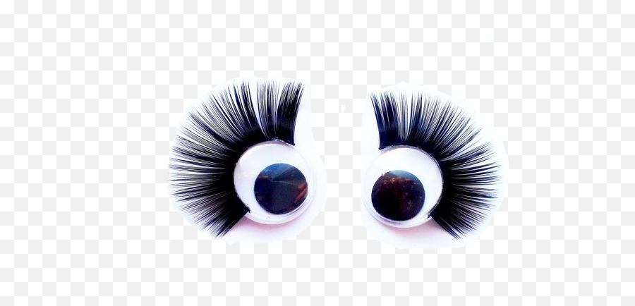 Download Googly Eyes With Lashes - Googly Eyes With Lashes Png,Googly Eyes Transparent