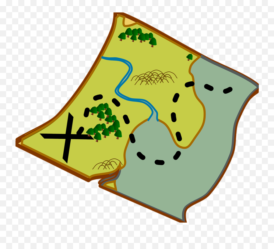 How To Draw A Treasure Map Pirates - Treasure Map Map To Treasure Drawings Png,Treasure Map Png
