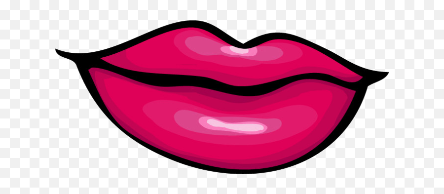 Clip Art Lips Vector Graphics Openclipart Free Content - Clipart Lip Png,Lipstick Mark Png