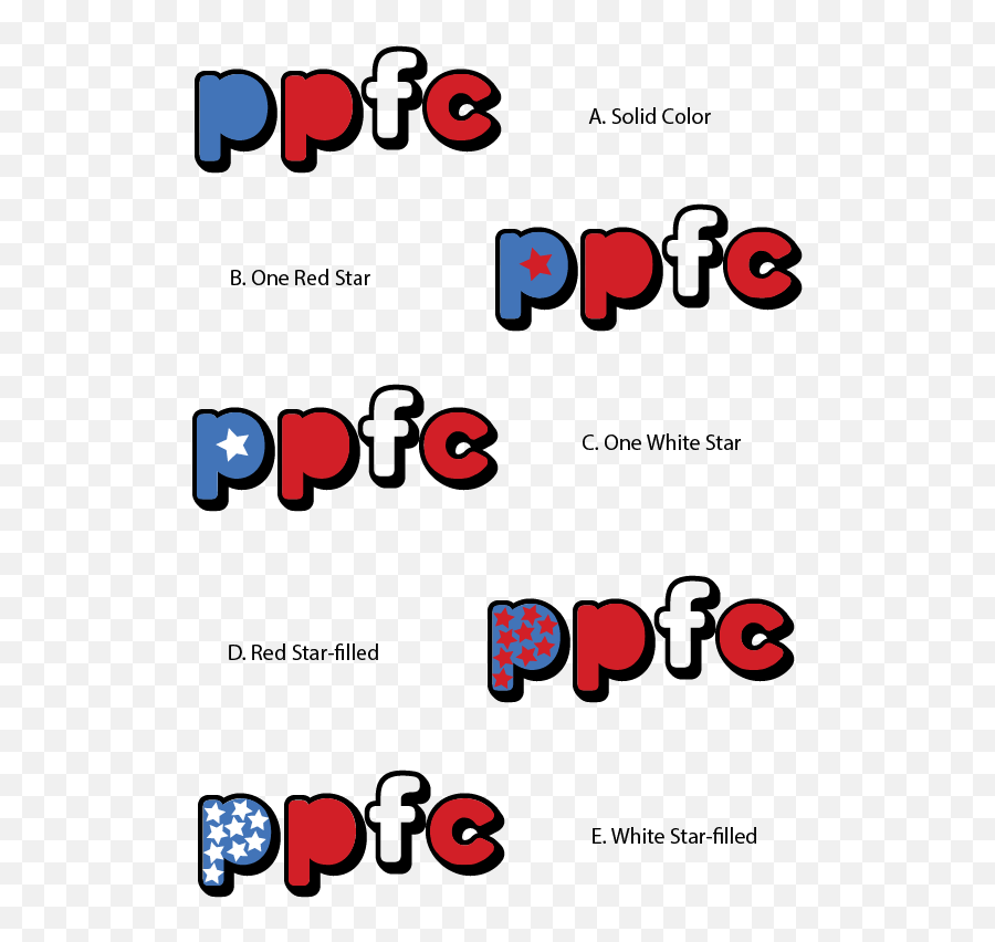 Ppfc Logos - Symmetry Png,Red Star Logos