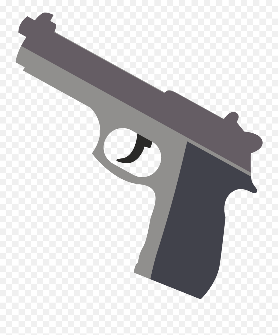 Pistol Model Vector Png Download - Gun Vector Free Png,Pistol Png