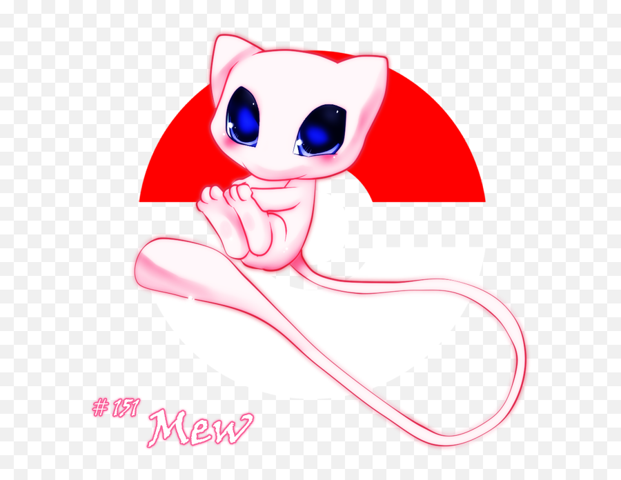 Mew - Mew Pokemon Fan Art 35827883 Fanpop Mew Pokemon Deseio Png,Mew Png