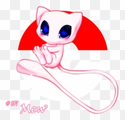 Mew - Mew Pokemon Fan Art 35827883 Fanpop Mew Pokemon Deseio Png,Mew Png