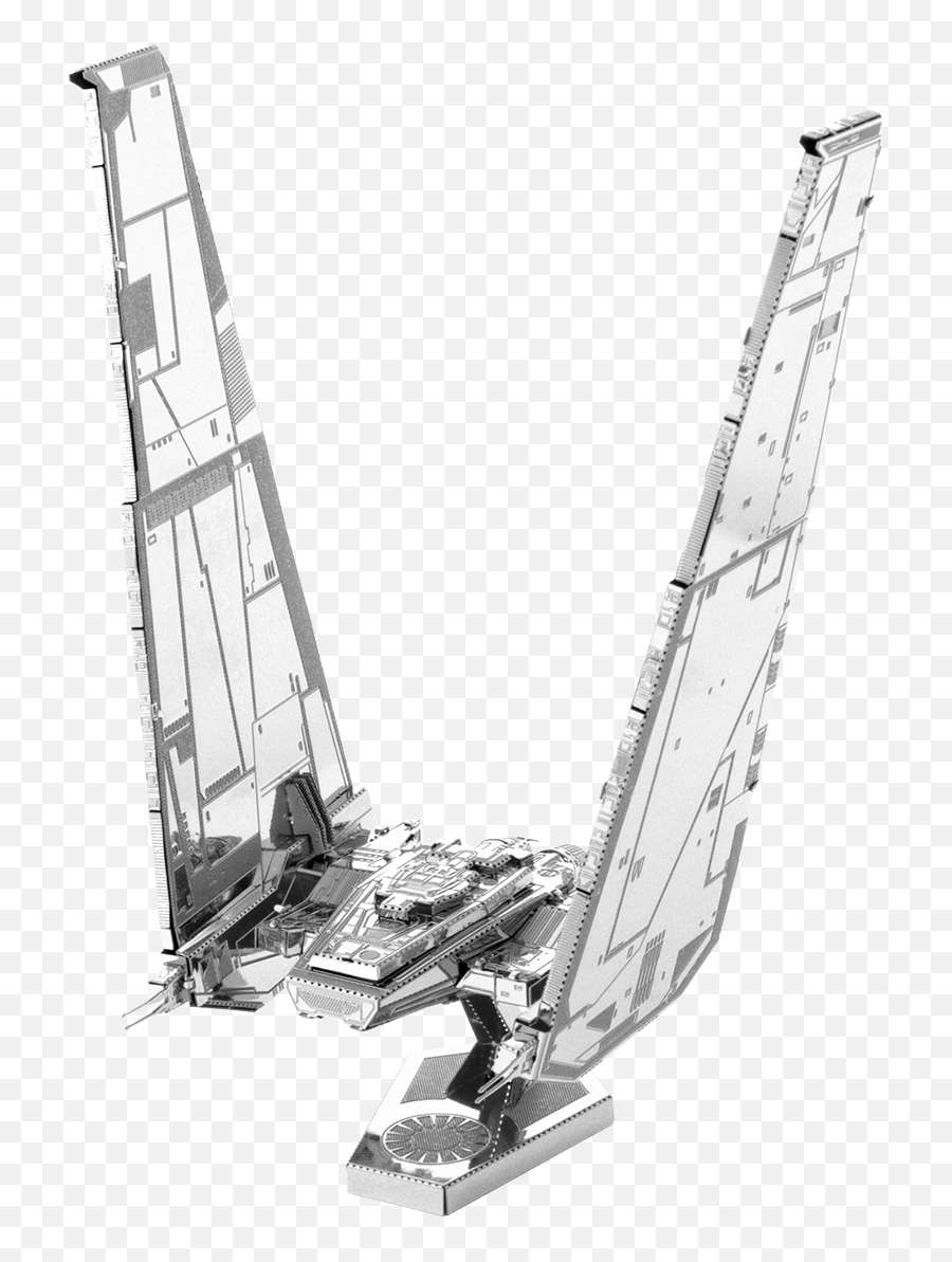 Fascinations Metal Earth 3d Model Diy Kits Star - Sketch Kylo Ren Command Shuttle Png,Star Wars Ships Png