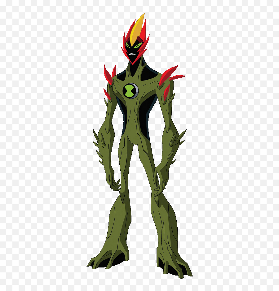 Starfire Teen Titans 2003 Vs Swampfire Ben 10 - Battles Swamp Fire Ben 10 Png,Starfire Png