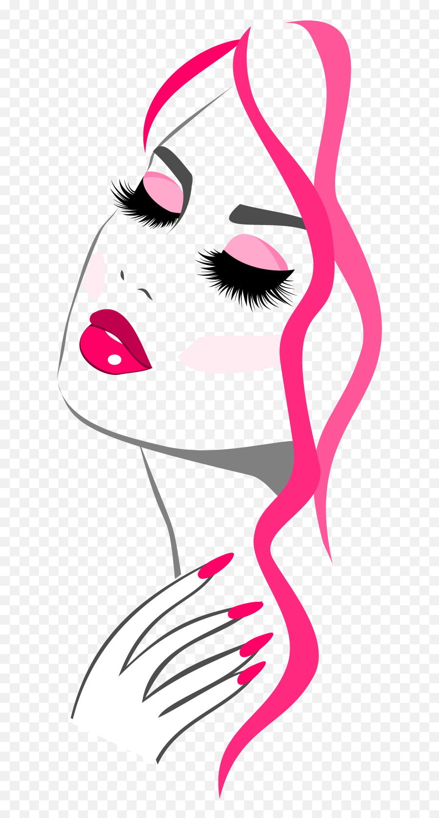 Makeup Clipart Face Transparent Free For - Beauty Parlour Visiting Card Design Png,Make Up Png