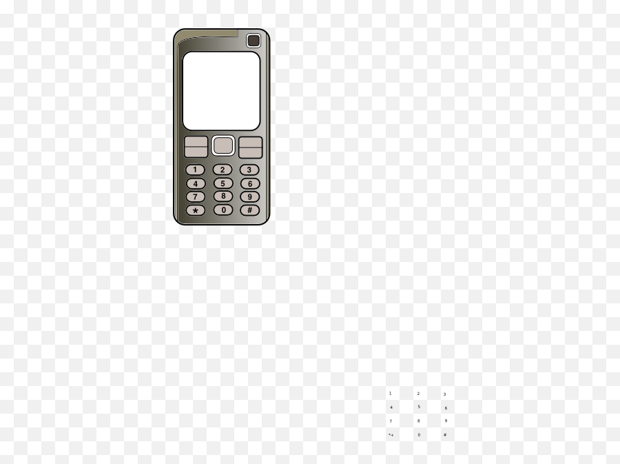 Mobile Phone With Blank Screen Png Clip Arts For Web - Clip Feature Phone,Phone Screen Png