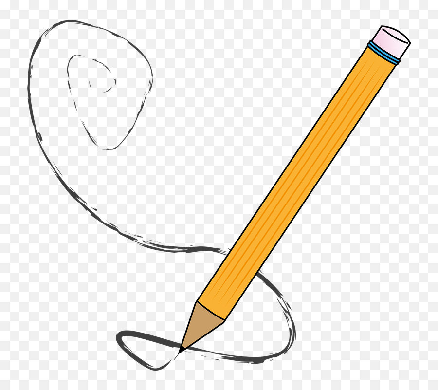 Pencil Pen Draw To - Free Vector Graphic On Pixabay Lapiz Dibujando Png,Lapiz Png