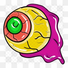 Spooky Eyeball Icon - Soft png