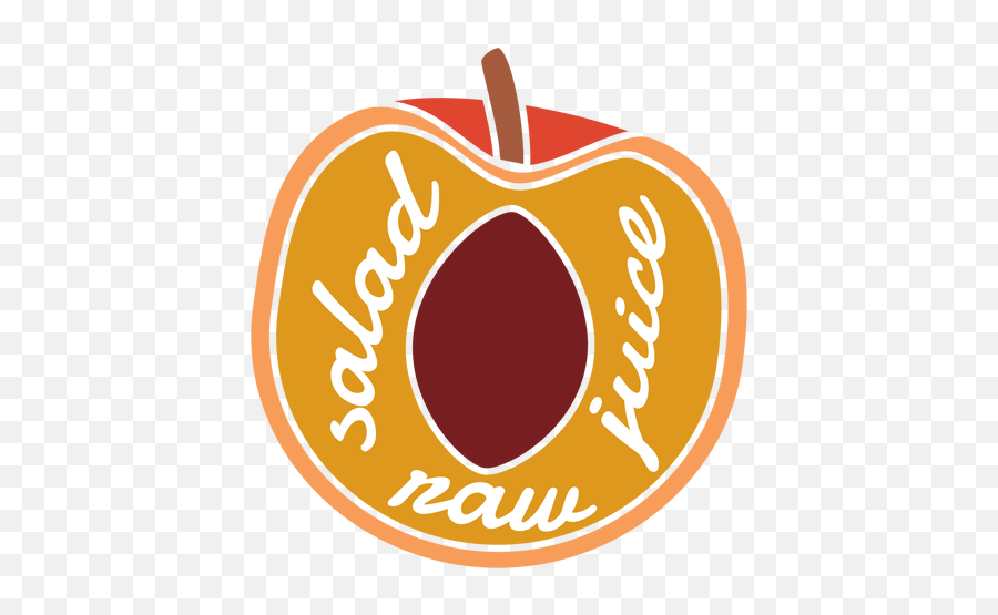 Peach Salad Juice Raw Flat - Transparent Png U0026 Svg Vector File Label,Salad Png