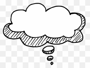 Thought Bubble Sketch Png - Bubbles