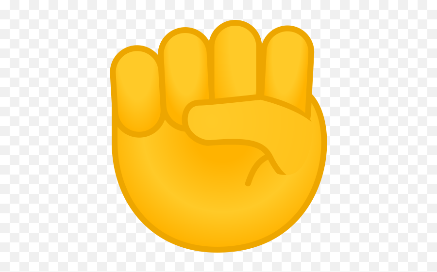 Raised Fist Icon Noto Emoji People Bodyparts Iconset Google - Significado Png,Raised Hands Png