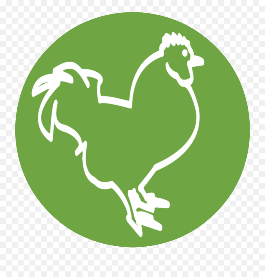 Download Hd Raising Happy Chickens Icon - Chicken Rooster Png,Chicken Icon Png
