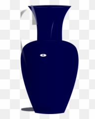 Blue Glass Vase Png Svg Clip Art For - Serveware
