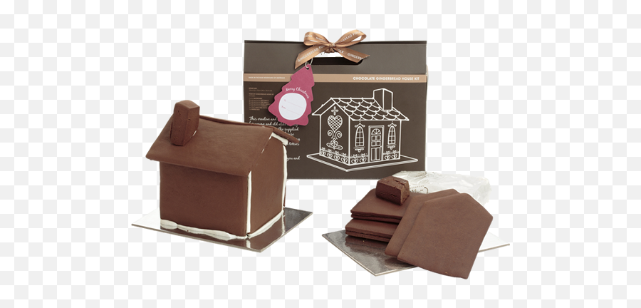 Chocolate Gingerbread House Kit 600g - Gingerbread House Chocolate Kits Png,Gingerbread House Png