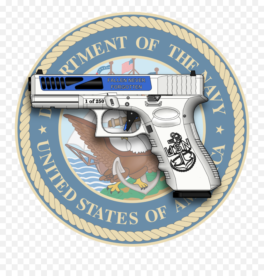 Us Navy Glock Serial 1 - Department Of The Navy Png,Glock Transparent
