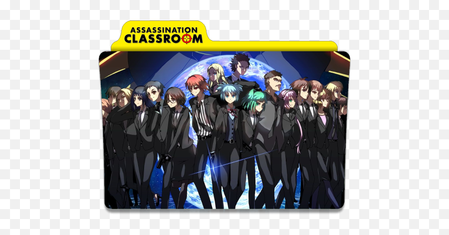 Assassination Classroom Folder Icon By Ackermanop - Assassin Classroom Png,Google Classroom Icon Image
